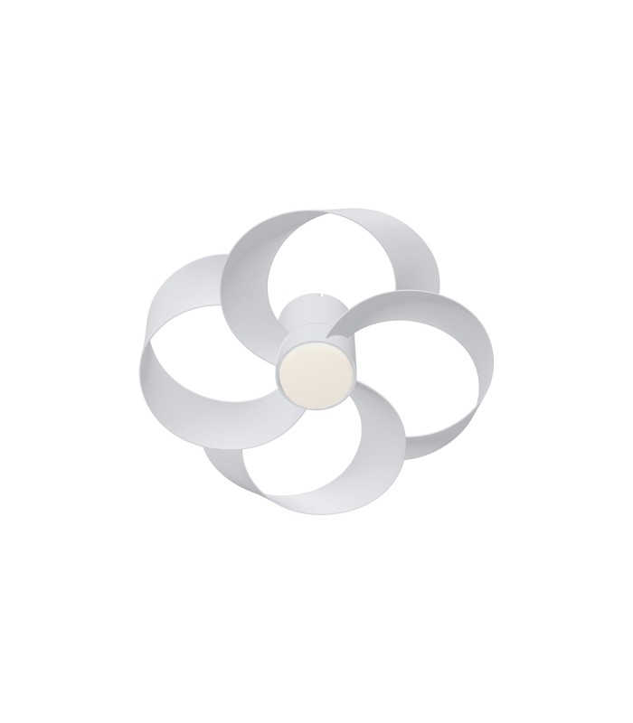 Ventilador ROSE BLANCO DC 24W 3200Lm 4 Aspas CCT