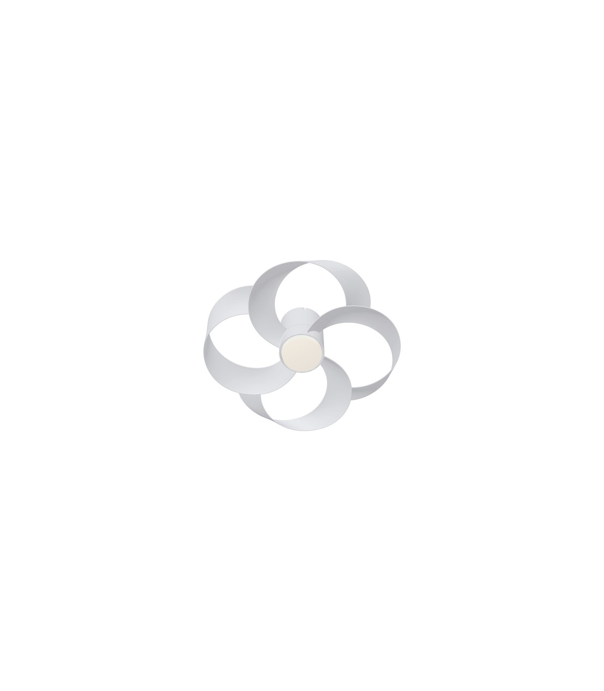 Ventilador ROSE BLANCO DC 24W 3200Lm 4 Aspas CCT