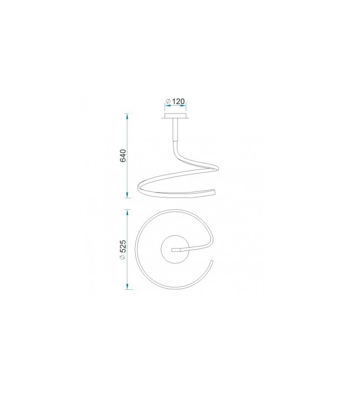 Lámpara Simple NUR Blanco 30W 2400Lm IP20