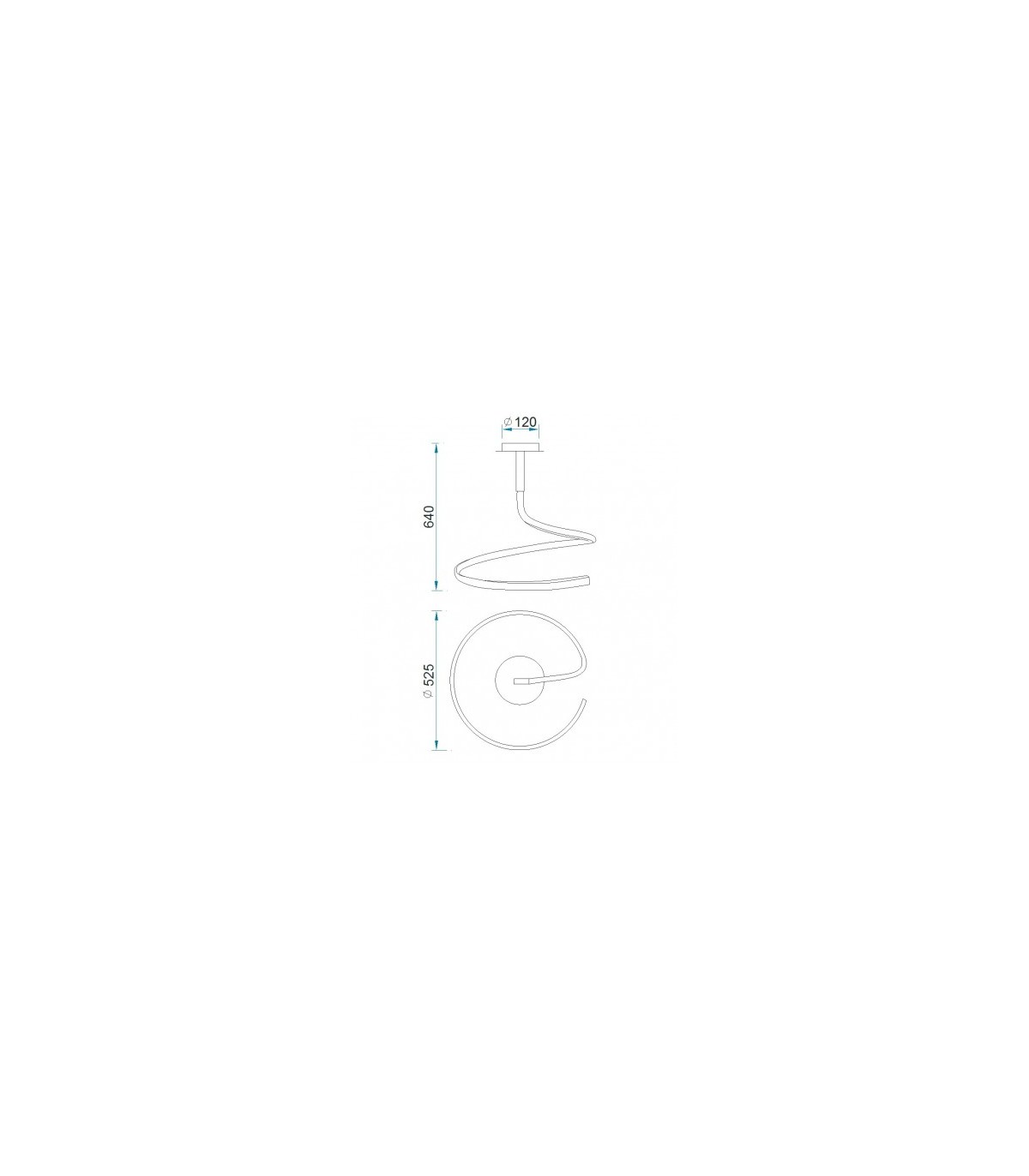 Lámpara Simple NUR Blanco 30W 2400Lm IP20