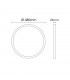 Plafón Led DISAIN Negro 36W 4320LM 120º IP44 CCT