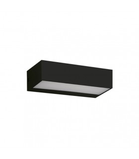 Aplique de Pared Led CACERES Negro 9W 600Lm IP65 CCT