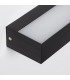 Aplique de Pared Led CACERES Negro 9W 600Lm IP65 CCT