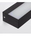Aplique de Pared Led CACERES Negro 9W 600Lm IP65 CCT