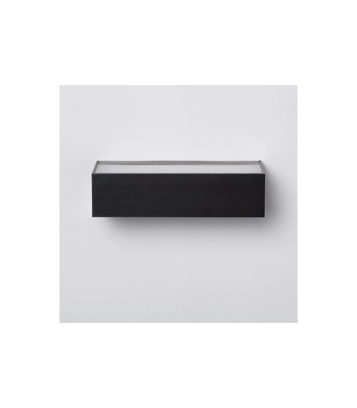 Aplique de Pared Led CACERES Negro 9W 600Lm IP65 CCT