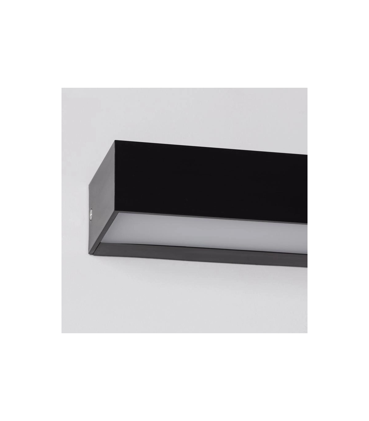Aplique de Pared Led CACERES Negro 9W 600Lm IP65 CCT