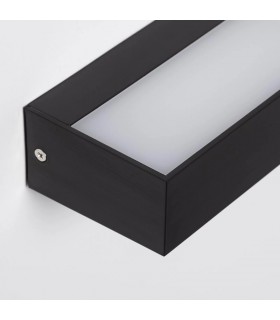 Aplique de Pared Led CACERES Negro 8W 500Lm IP65