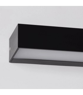 Aplique de Pared Led CACERES Negro 8W 500Lm IP65