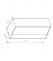 Aplique de Pared Led CACERES Blanco 8W 500Lm IP65