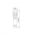 Linterna Led Aluminio 30W 3000Lm IPX4