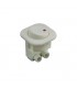 Interruptor unipolar empotrable basculante 6A Blanco