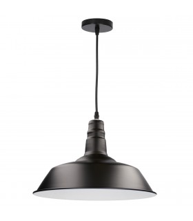 Lámpara Colgante KAYES 1xE27 Negro