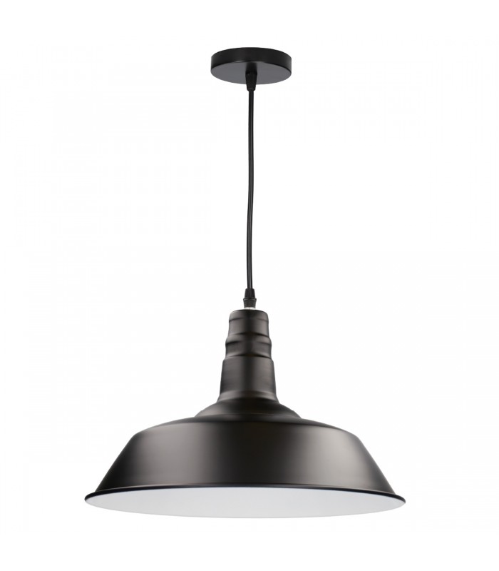 Lámpara Colgante KAYES 1xE27 Negro