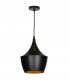 Lámpara Colgante GOMBE 1xE27 Negro/Oro
