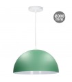 Lámpara Colgante ABALA Ø300 1xE27 Verde