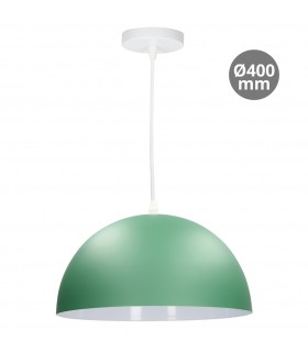 Lámpara Colgante ABALA Ø400 1xE27 Verde