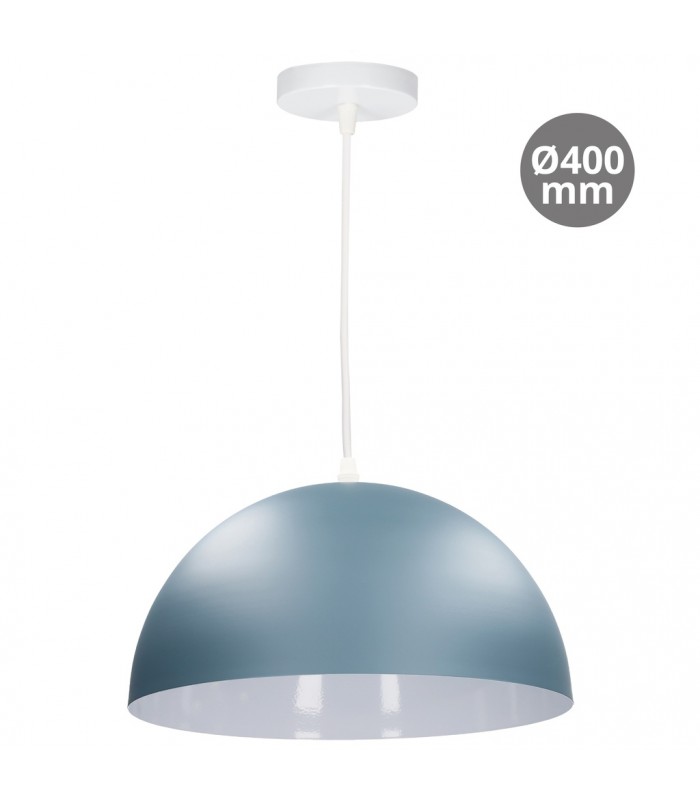 Lámpara Colgante ABALA Ø400 1xE27 Azul