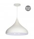 Lámpara Colgante NOLA Ø320 1xE27 Blanco