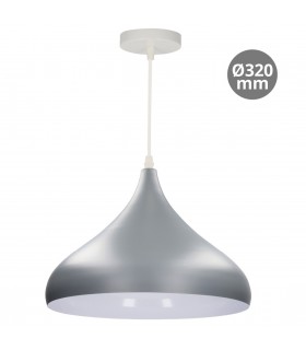 Lámpara Colgante NOLA Ø320 1xE27 Gris