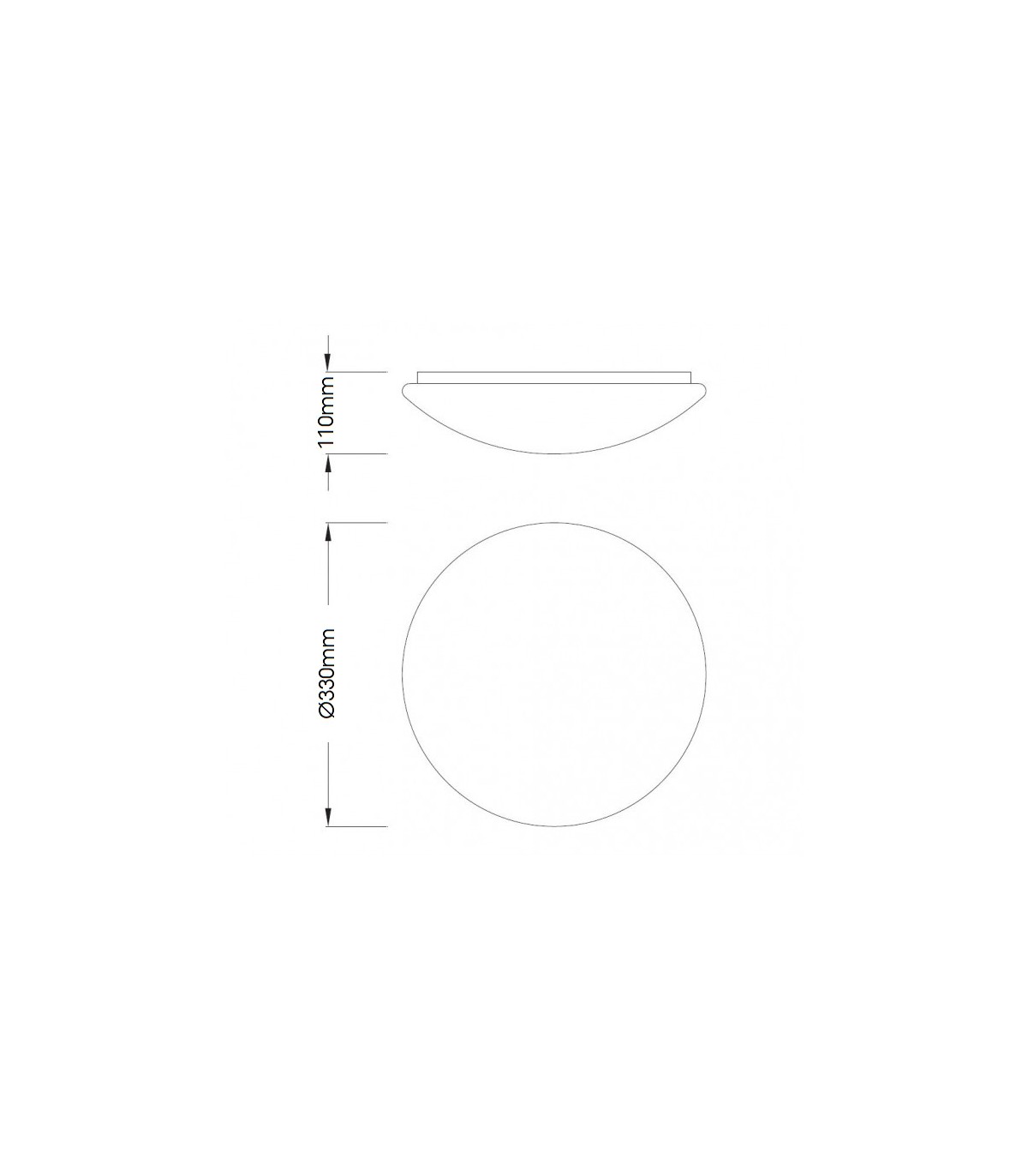 Plafón Led 20W 1800LM 120º IP20 Con Kit de Emergencia