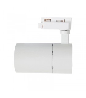 Foco Carril Monofásico ZIOX 20W 2000Lm 36º Blanco Regulable