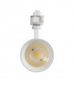 Foco Carril Monofásico ZIOX 20W 2000Lm 36º Blanco Regulable