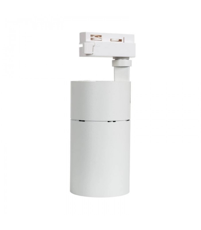 Foco Carril Monofásico ZIOX 30W 3000Lm 36º Blanco Regulable