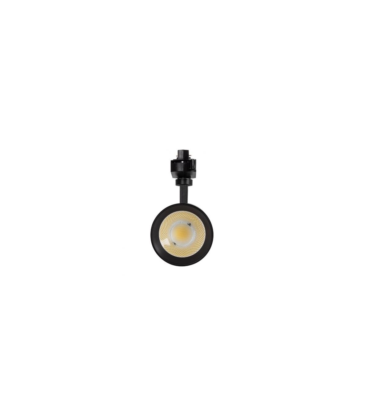 Foco Carril Monofásico ZIOX 30W 3000Lm 36º Negro Regulable