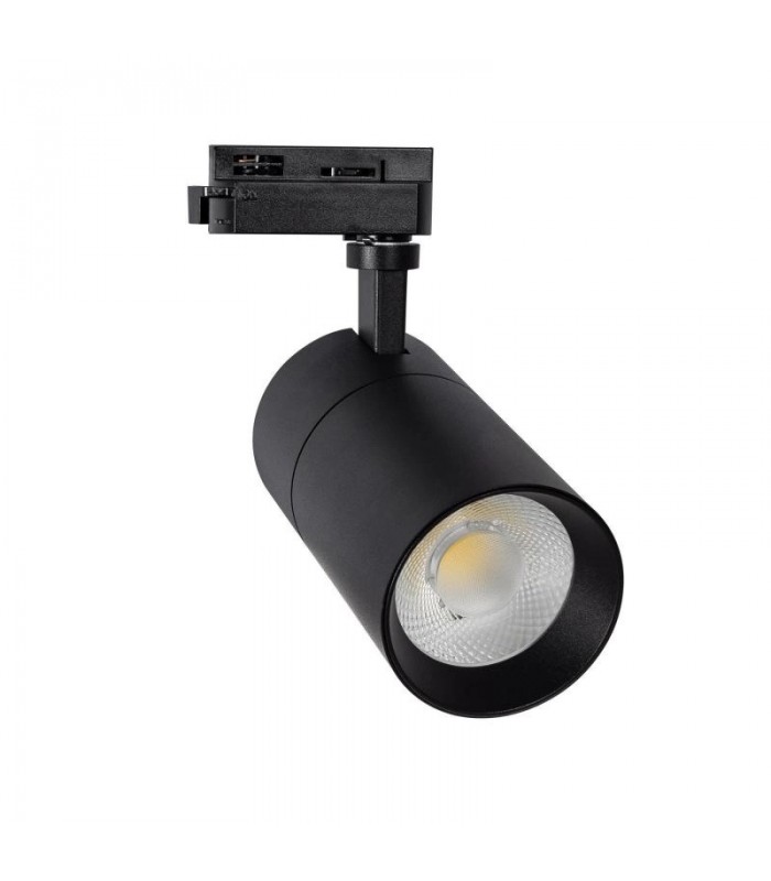 Foco Carril Monofásico ZIOX 30W 3000Lm 36º Negro Regulable