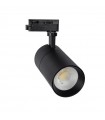 Foco Carril Monofásico ZIOX 30W 3000Lm 36º Negro Regulable