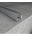 Perfil Aluminio SHOW Superficie -2 Metros-