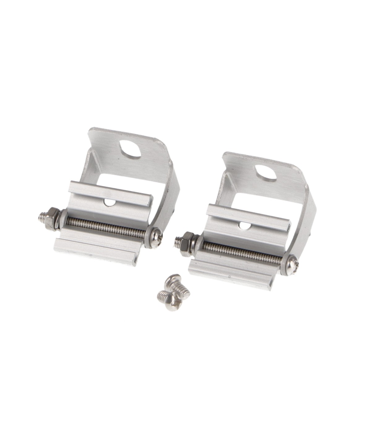 Pack 2 Clip de Sujeción Gris Para Perfil LM3700