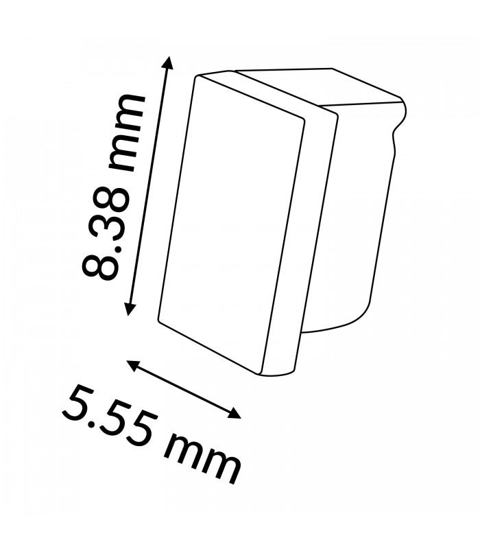 Pack 2 Tapones Para Perfil Lm3848