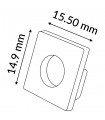 Pack 2 Tapones Para Perfil Lm3844