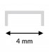 Funda Difusor de Silicona Para Perfil Lm3843 -40 Metros-