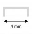 Funda Difusor de Silicona Para Perfil Lm3843 -40 Metros-