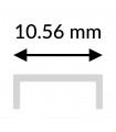 Funda Difusor de Silicona Para Perfil Lm3842 -40 Metros-