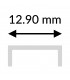 Funda Difusor de Silicona Para Perfil Lm3844 -40 Metros-
