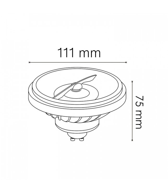 Bombilla Led PRO AR111 15W 1830Lm 24º GU10