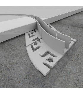 Perfil Aluminio Flexible PLOF Empotrar Obra -2 Metros-