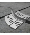 Perfil Aluminio Flexible DIFE Empotrar Obra -2 Metros-