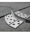Perfil Aluminio Flexible MUF Empotrar Obra -2 Metros-
