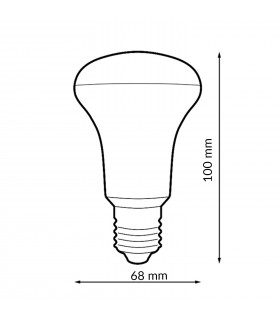 Reflectora Led PRO R63 9W 1098LM 200º E27