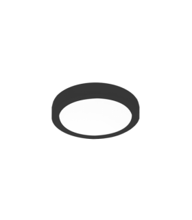 Plafón Superficie Led 7W 510LM 120º IP20 Redondo Negro CCT
