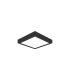 Plafón Superficie Led 7W 510LM 120º IP20 Cuadrado Negro CCT