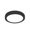 Plafón Superficie Led 25W 2450LM 120º IP20 Redondo Negro CCT