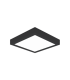 Plafón Superficie Led 25W 2450LM 120º IP20 Cuadrado Negro CCT
