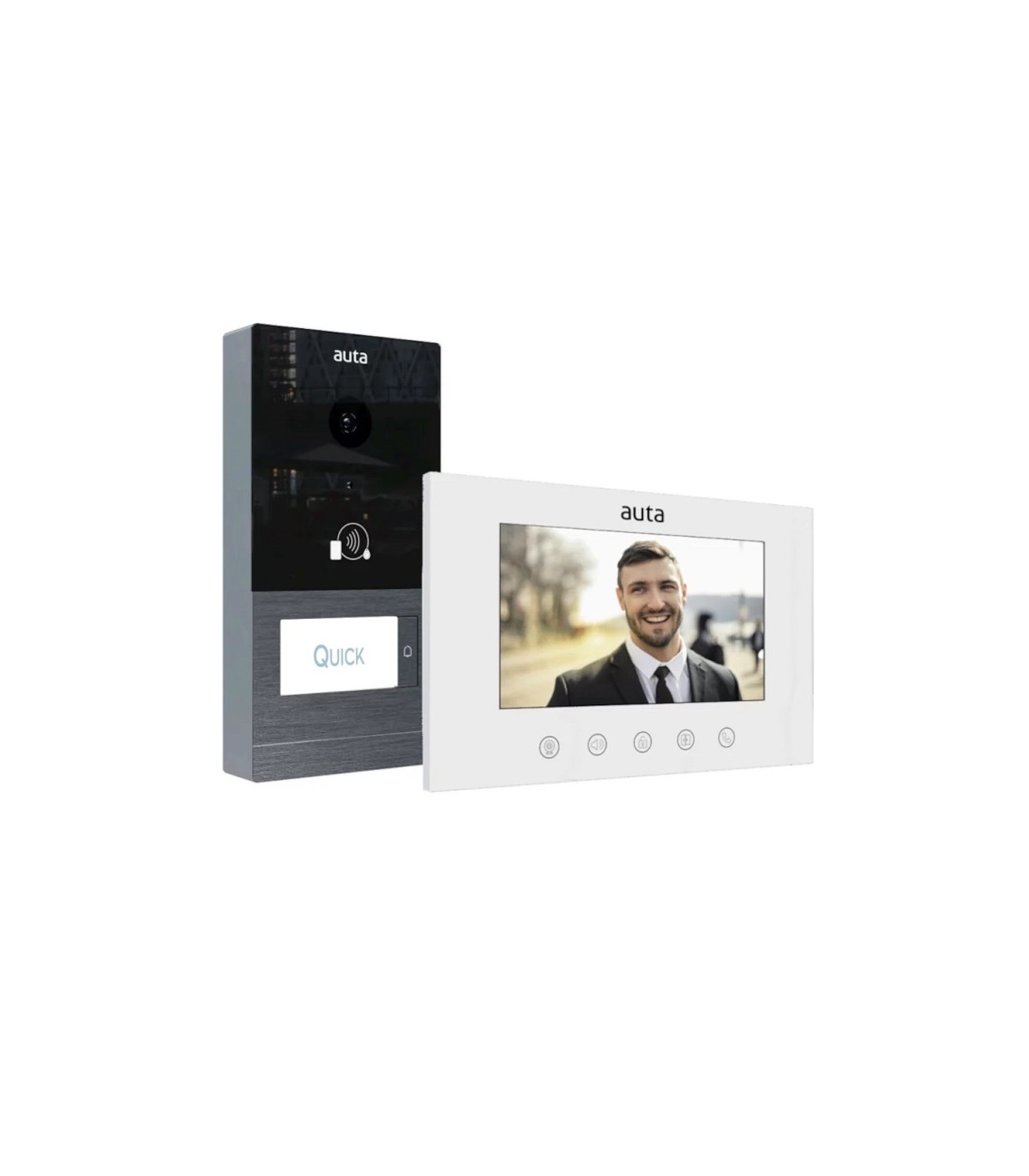 Kit Videoportero Automático 1 Llamada AUTA QUICK WIFI