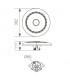 Farola LED METUT 80W 9000Lm 120º IP65