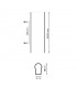 Bañador Neón LED Flexible 12W 1200Lm/M IP65 220V -10 Metros-